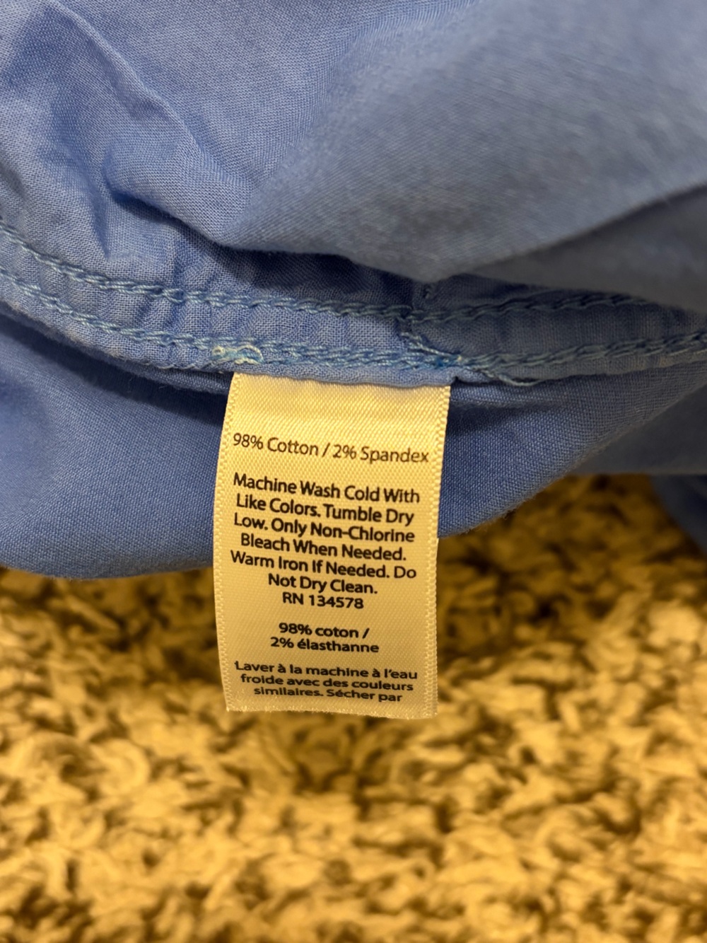 Vineyard Vines Light Blue Chino Bermuda Shorts - Picture 4 of 6